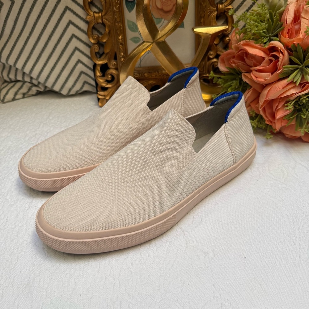 Rothy’s Women's Slip-On Sneakers in Light Pink, Size W11 or size 9.5 for Men